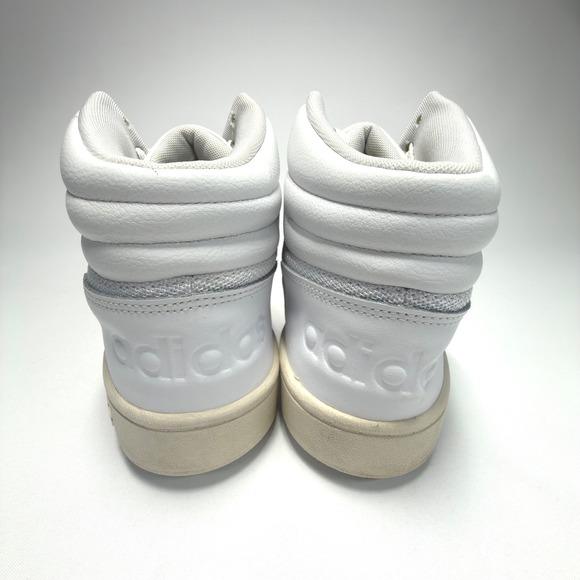 Adidas Hoops 2.0 Mid Shoes Mens 12 White Blue Red Basketball Sneakers FW8252 main image 7